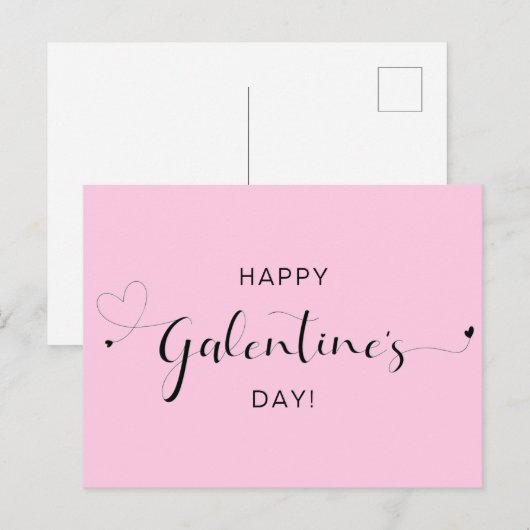 Happy galentine's Valentijnsdag vriendschap Feestdagenkaart (Voorkant / Achterkant)