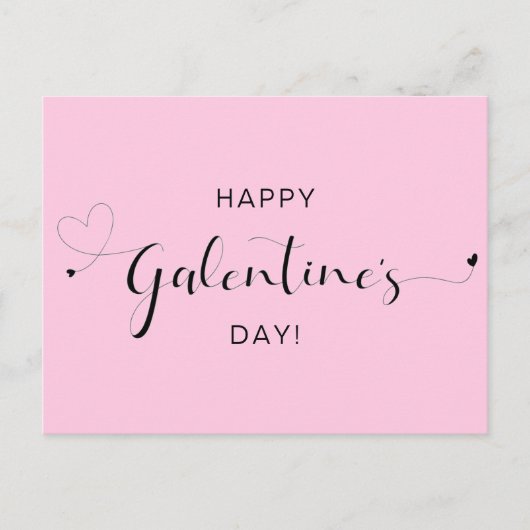 Happy galentine's Valentijnsdag vriendschap Feestdagenkaart (Voorkant)