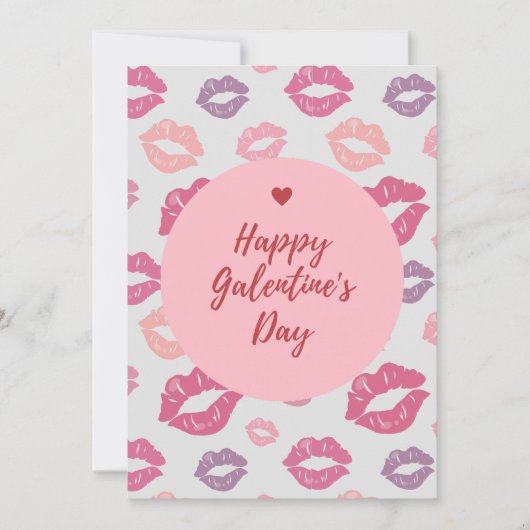 Happy Galentine's Valentijnse vakantie Feestdagenkaart (Voorkant)