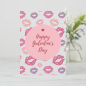Happy Galentine's Valentijnse vakantie Feestdagenkaart (Staand voorkant)