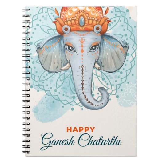 Happy Ganesh Chaturthi Notitieboek (Voorkant)