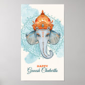 Happy Ganesh Chaturthi Poster (Voorkant)