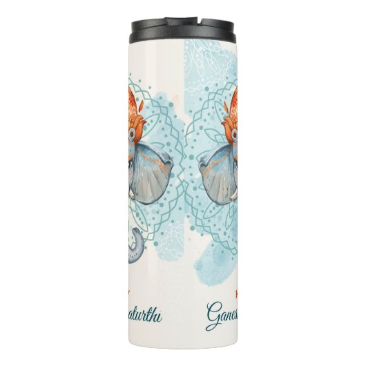 Happy Ganesh Chaturthi Thermosbeker (Achterkant)