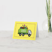 Happy Garbage Man Day Trivia Wenskaart Kaart (Voorkant)