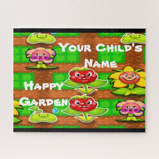 Happy Garden Puzzle Legpuzzel (Horizontaal)
