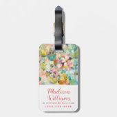 Happy Garden | Zachte pasta's Bagagelabel (Achterkant verticaal)