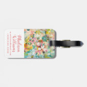 Happy Garden | Zachte pasta's Bagagelabel (Achterkant horizontaal)