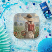 Happy Gardener Papieren Bordje (Feest)