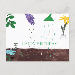 Happy Gardening Season Gardener Happy Birthday Briefkaart