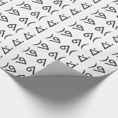 Happy Gary ᕕ( ᐛ )ᕗ Meme Emoticon Emoji Text Art Cadeaupapier (Hoek)