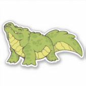 Happy Gator-Sticker Sticker (Voorkant)