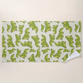 Happy Gator Strandlaken (Voorkant)