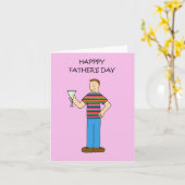 Happy Gay Vaderdag Kaart (Gele Bloem)