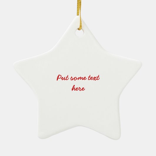 Happy gekke puppy aangepaste ornament (Achterkant)