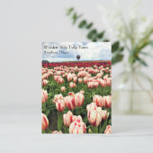 Happy Generation Tulip Field, Oregon Briefkaart (Staand voorkant)