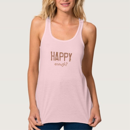 HAPPY GENOUGH brown Tanktop (Voorkant)