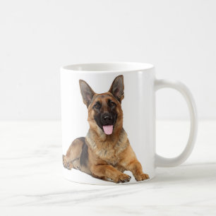 Happy German Shepherd Coffee Mok