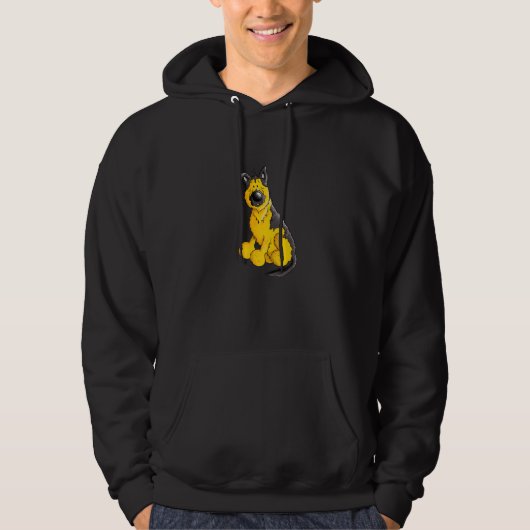 Happy German Shepherd For German Shepherd Dog Owne Hoodie (Voorkant)