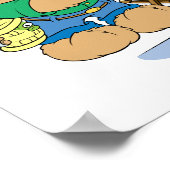 Happy Gevist Fisherman Beer Poster (Hoek)