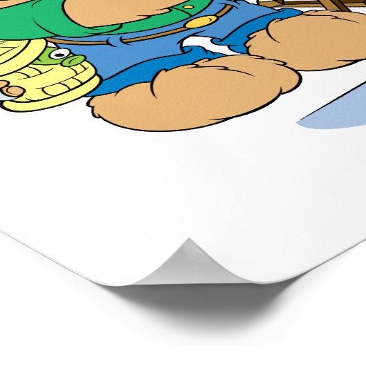 Happy Gevist Fisherman Beer Poster (Hoek)