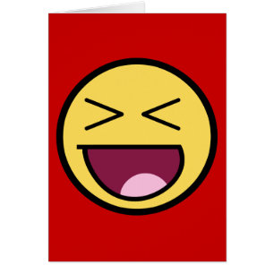 Happy Geweldige Face Card