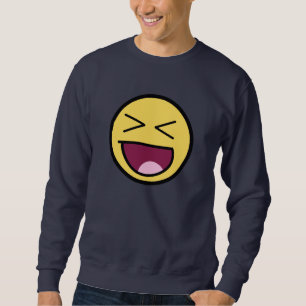 Happy Geweldige Face Dark Sweatshirt