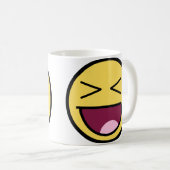 Happy Geweldige Face Mok (Voorkant rechts)