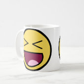 Happy Geweldige Face Mok (Voorkant links)