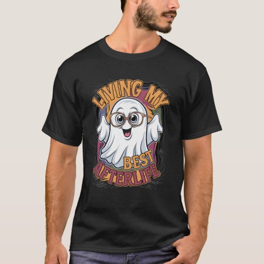 Happy Ghost Afterlife T-shirt (Voorkant)