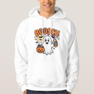 Happy Ghost beroemd gemaakt door Snoep & Boo Brew Hoodie