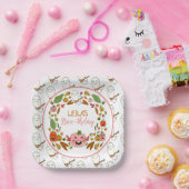 Happy Ghost Birthday Party Papieren Bordje (Feest)