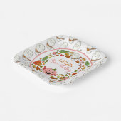 Happy Ghost Birthday Party Papieren Bordje (Gebogen)