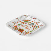 Happy Ghost Birthday Party Papieren Bordje (Gebogen)