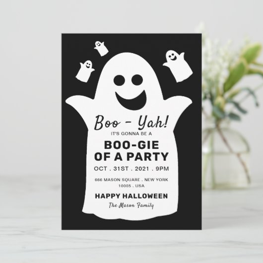 Happy Ghost, Black Halloween Party (Staand voorkant)