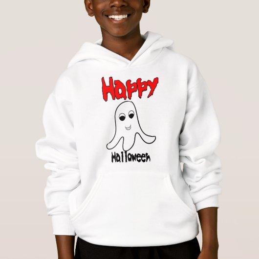 Happy Ghost Halloween Shirt | Schattigee Spooky Gh (Voorkant)