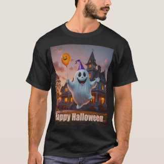 Happy Ghost Halloween T-shirt