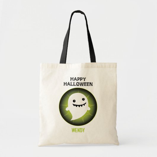 Happy Ghost Halloween Tote Bag (Voorkant)