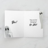 Happy Ghost Hunting Day! Grappige vakantie Kaart (Binnen)