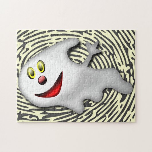 Happy Ghost - Legpuzzel (Horizontaal)