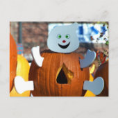 Happy Ghost Pumpkin Briefkaart (Voorkant)