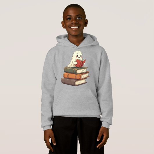 Happy Ghost Reader - Funny Bookworm (Voorkant volledig)