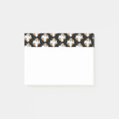 Happy Ghost Retro Hippie Vibe Pattern Post-it® Notes (Voorkant)