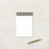 Happy Ghost Retro Hippie Vibe Pattern Post-it® Notes (Op bureau)