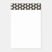 Happy Ghost Retro Hippie Vibe Pattern Post-it® Notes (Voorkant)