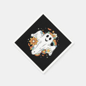 Happy Ghost Retro Hippie Vibe Servet (Hoek)