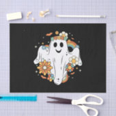 Happy Ghost Retro Hippie Vibe Tissuepapier (Craft)
