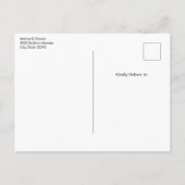 Happy Ghost Retro Hippie Vibe Verjaardag Uitnodiging Briefkaart (Achterkant)