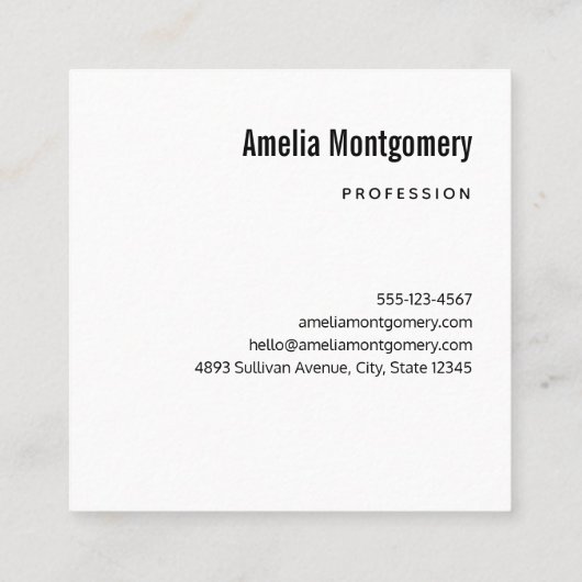 Happy Ghost Retro Hippie Vibe Vierkante Visitekaartje (Achterkant)