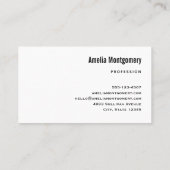 Happy Ghost Retro Hippie Vibe Visitekaartje (Achterkant)