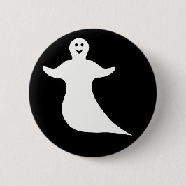 Happy Ghost Ronde Button 5,7 Cm